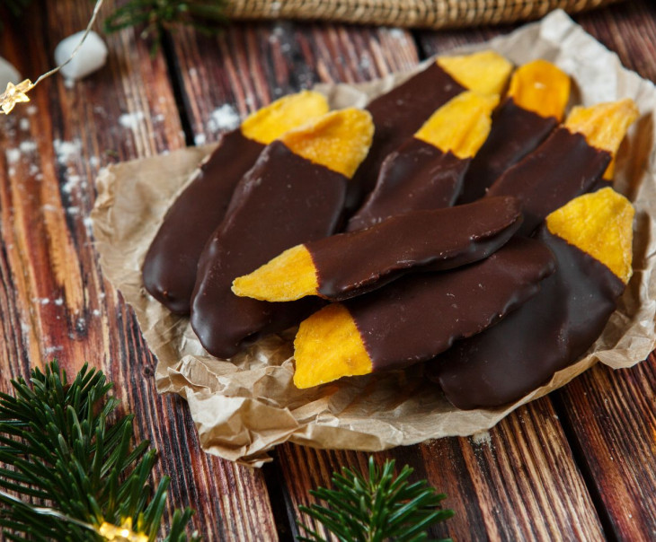 5489 Манго вяленый в горьком ремесленном шоколаде Вкусляндия  - Вид №1