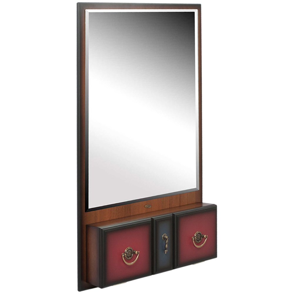 71177 Зеркало настенное Пандора Орех Mix BOGACHO 4627139502166 - Вид №1