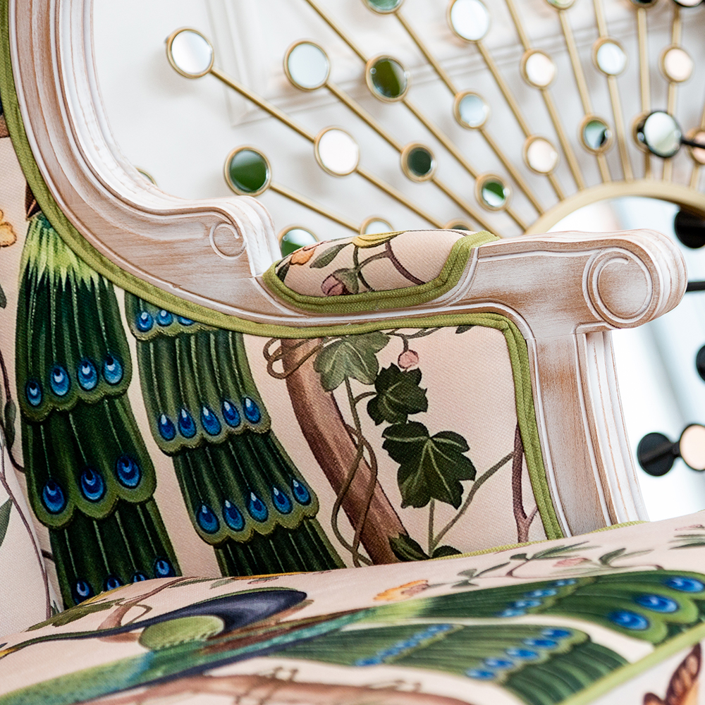 21060731 Кресло «Индокитайский зелёный павлин» Object Desire  - Вид №12