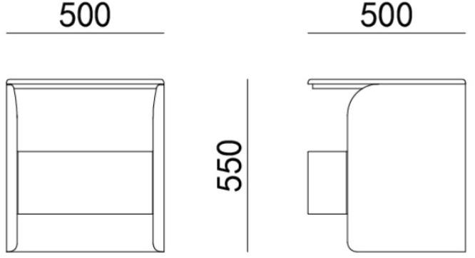 HC28 Cosmo Круглая тумбочка из дерева с ящиками  53c002  - Вид №1