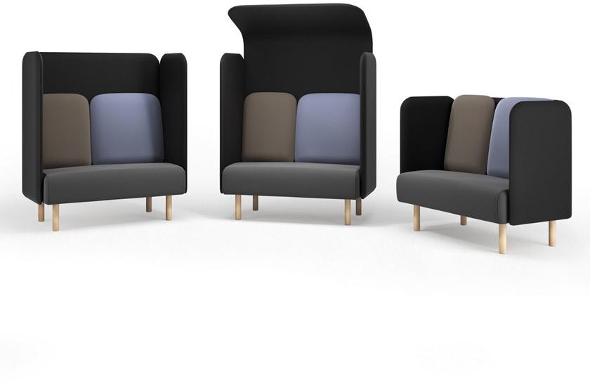 SOFTREND Диван / офисный остров из ткани August sun-id-1476802 - Вид №4