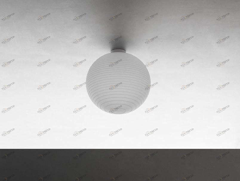 Rotaliana Светодиодный потолочный светильник из дутого стекла Flowglass sun-id-1512597