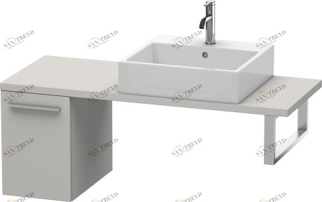 XL542000707 X-Large Шкафчик для компактной консоли Бетонно-серый матовый декор Duravit