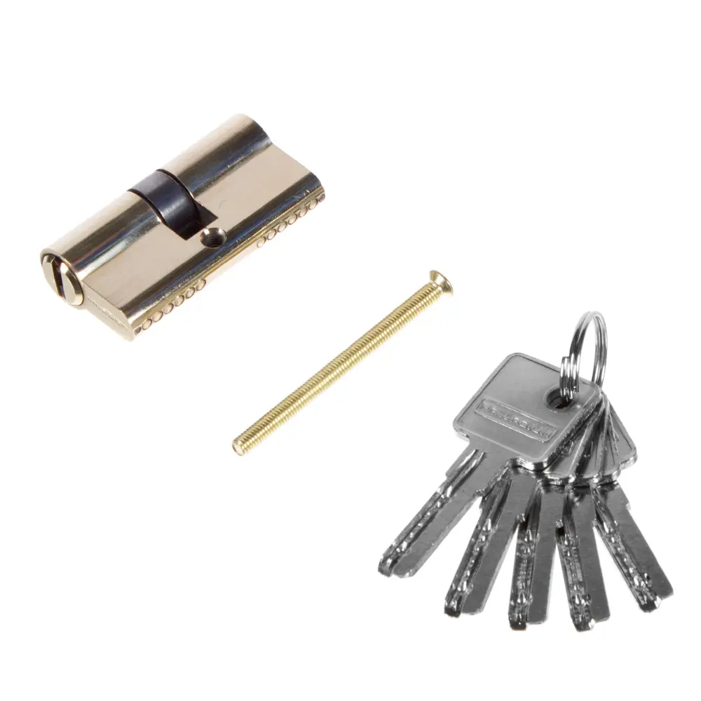 PALLADIUM Цилиндр замка с защитой от взлома золото 60 мм 17216941 STLM-0007666 - Вид №1