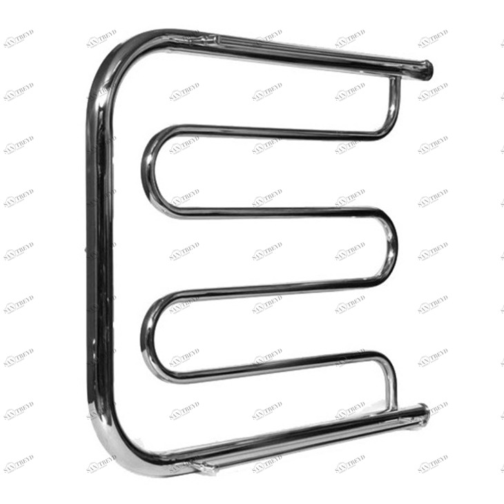 Полотенцесушитель водяной Aquanet Лира ПМ-1 500x500, с 2 полками 00184241