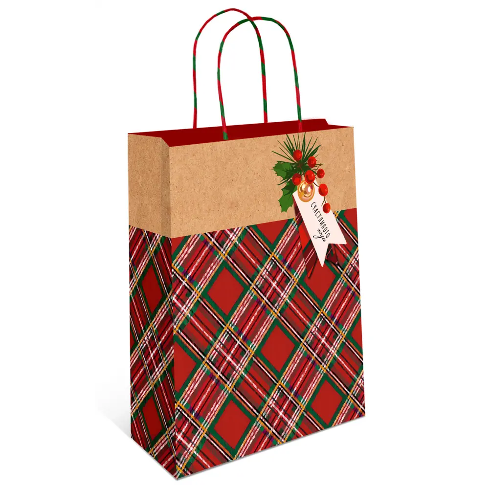 Подарочный пакет Арт и дизайн Крафт 32x26 см в ассортименте STLM-2030691 - Вид №2