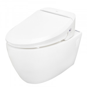 Комплект электронное биде Senspa + Безободковый подвесной унитаз Подвесной унитаз + JK1000 L