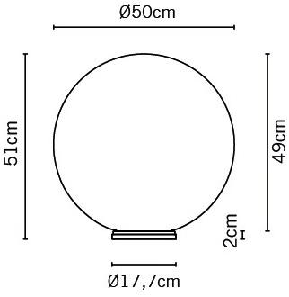 Fabbian Настольная лампа из дутого стекла Lumi sfera sun-id-1458989 - Вид №12