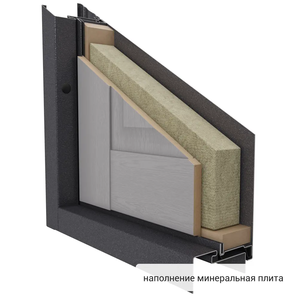 Дверь входная металлическая Страйд Пьемонт 860 мм правая цвет серый TOREX STLM-2068218 - Вид №14