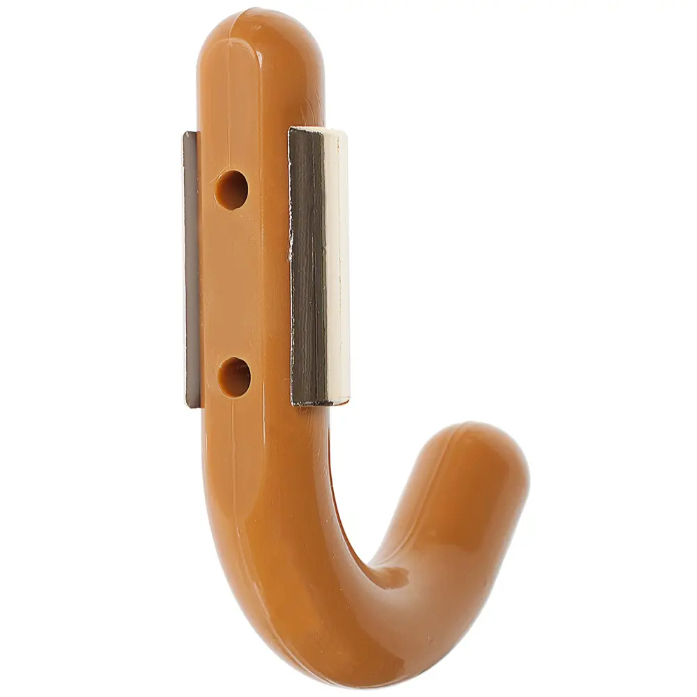 Крючок малый пластик цвет бежевый/золото ЛЕВША STLM-2029270 - Вид №2