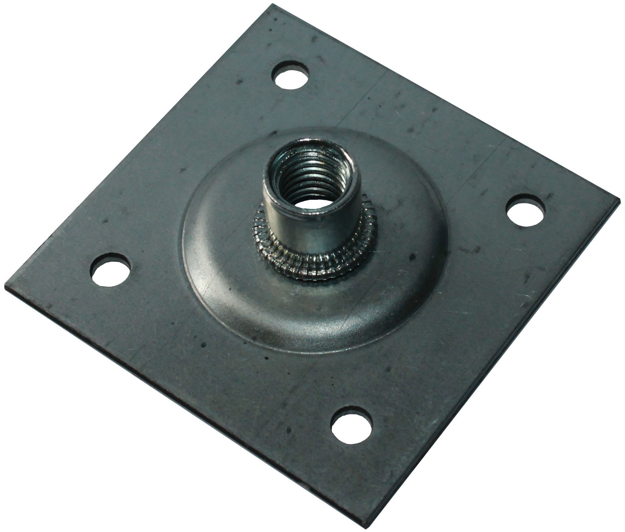 Опорная пластина ПЕТРОТЕХ 60х60 мм с гайкой М10 для надежного крепления 13132993
