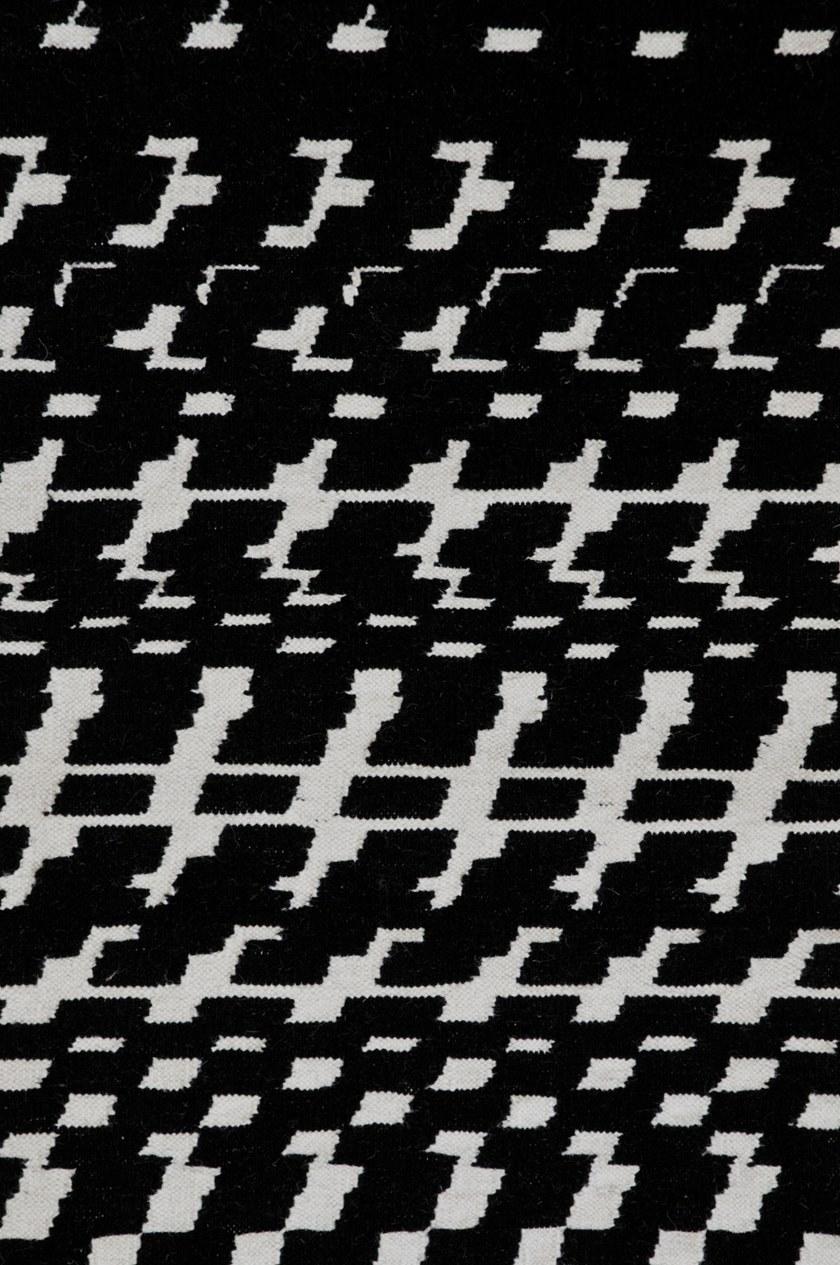 I + I Прямоугольный коврик из шерсти и хлопка с геометрическими мотивами  C 60m - c 60l  - Вид №1