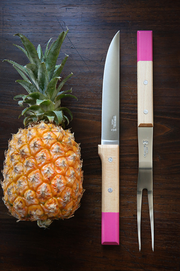 Вилка Parallele для мяса розовая Opinel 002131 - Вид №1