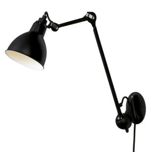 Спот настенный с металлическим плафоном на кронштейне черный Lightstar Loft 765617 LIGHTSTAR LOFT 00-3891486 Черный