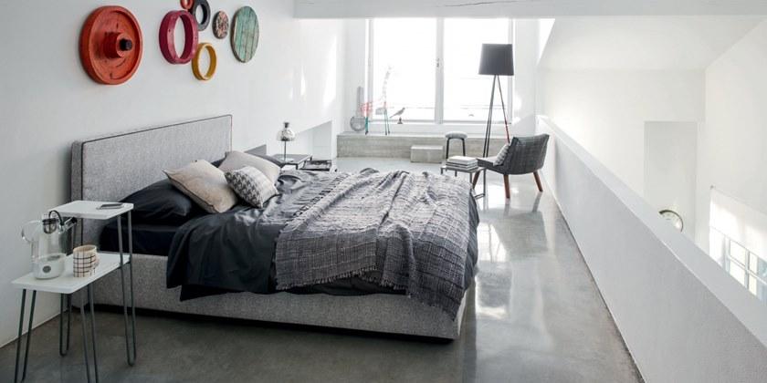 Gervasoni Двуспальная кровать с мягким изголовьем Beds sun-id-1462928 - Вид №3