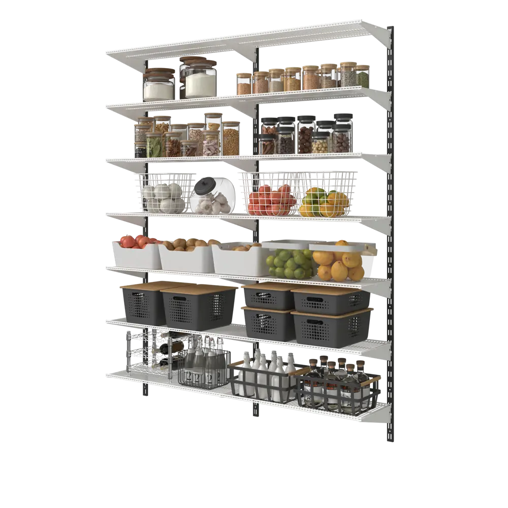 Кронштейн Spaceo 32 см для сетчатой полки нагрузка до 20 кг цвет белый STLM-2127477 - Вид №9