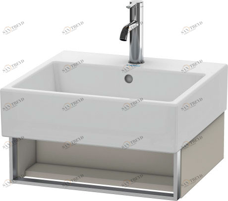 VA602409191 Тумбочка подвесная Vero Air #VA6024 484 x 431 мм Серо-коричневый декор Duravit