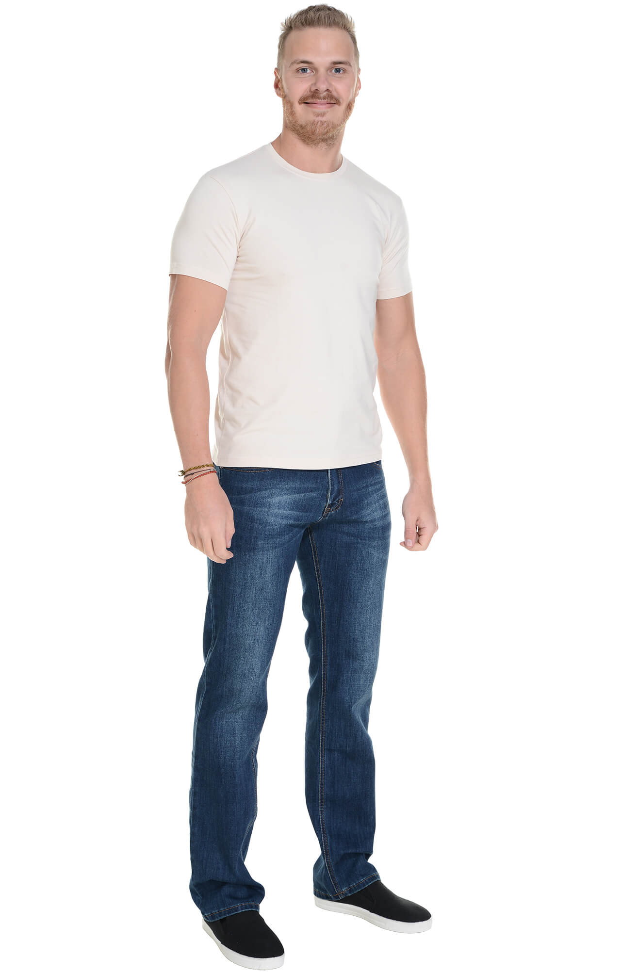 62066 Футболка мужская бежевая LUXE  Одежда для официантов  размер L  - Вид №6