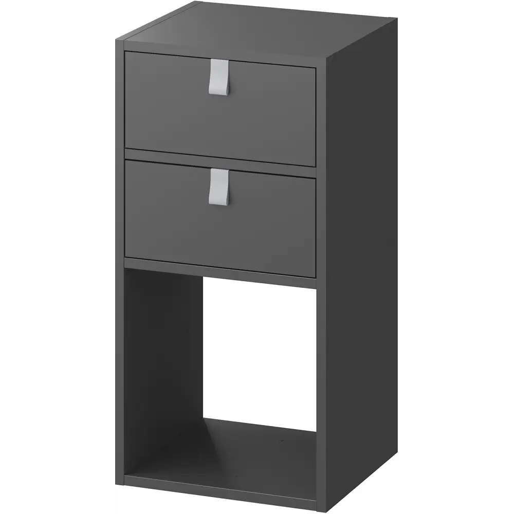 Ящик выдвижной SPACEO KUB, 380х400х310 мм, ЛДВП, цвет графит STLM-2069742 - Вид №2