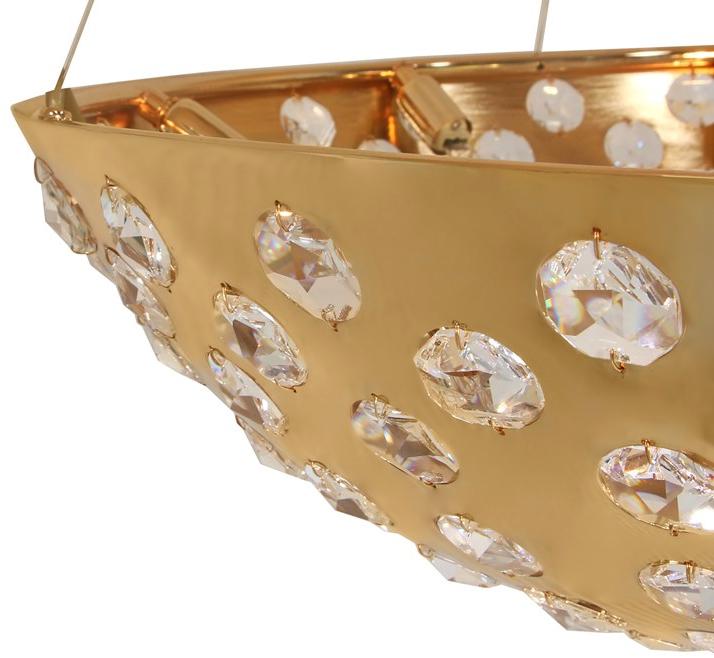 KOKET Подвесной светильник из латуни с кристаллами sun-id-1379010 - Вид №4