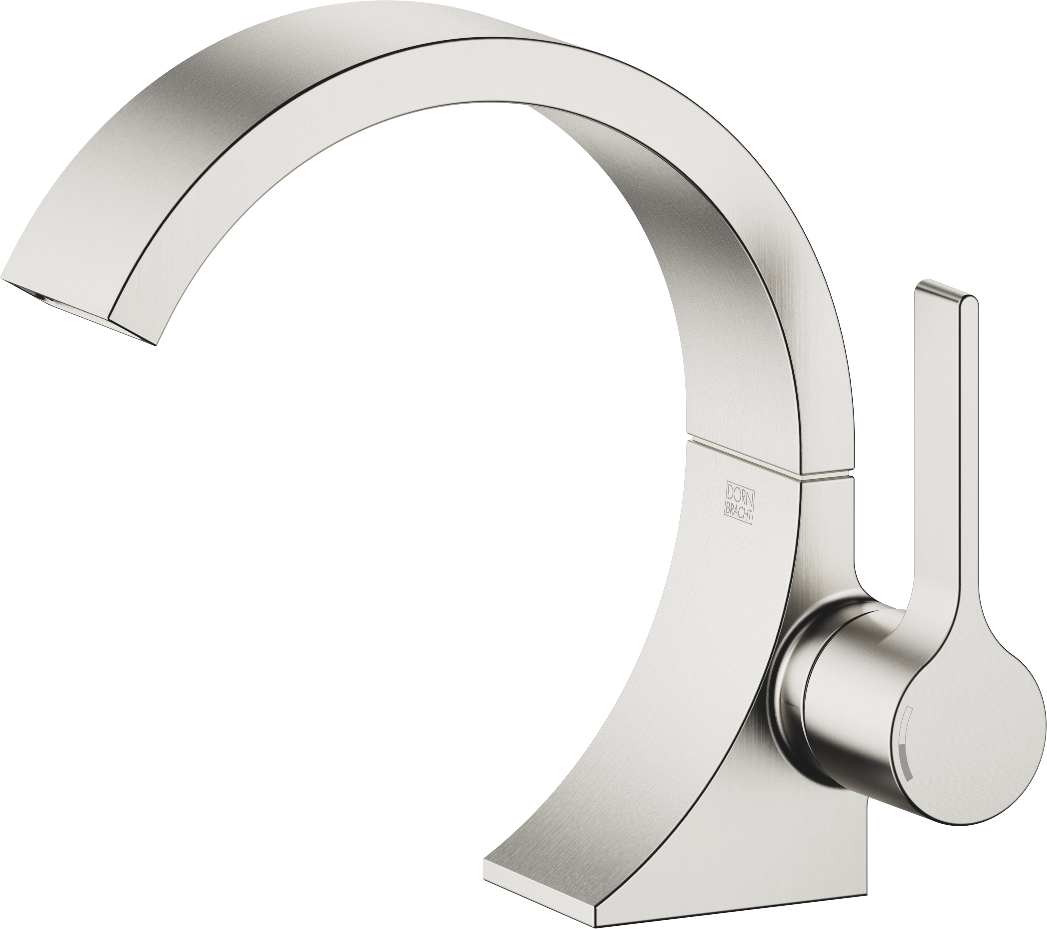 CYO Смеситель для раковины, однорычажный, со сливом, матовая платина 33500811-06