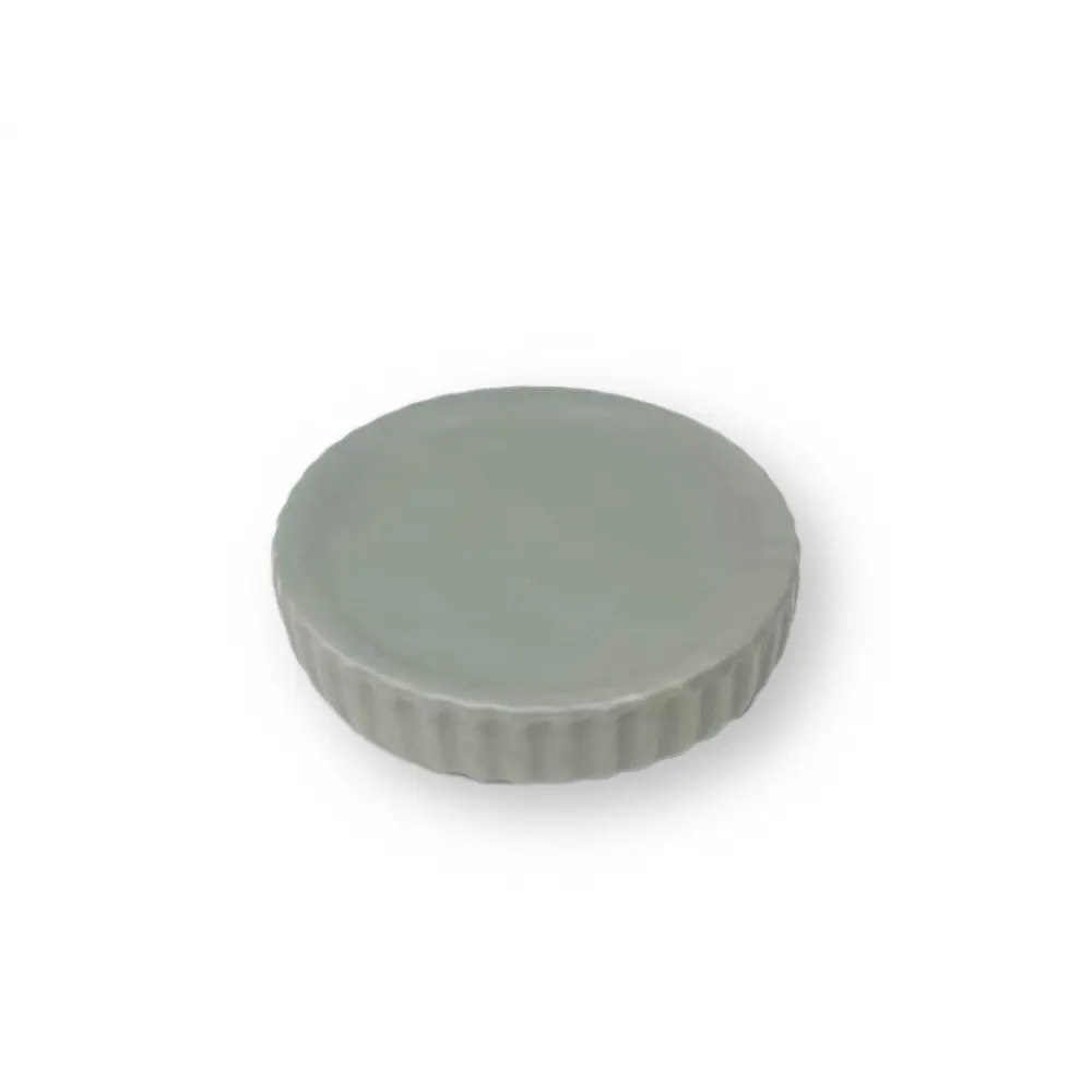 Керамическая мыльница Primanova Chris в сером матовом цвете 89381072 STLM-1577130