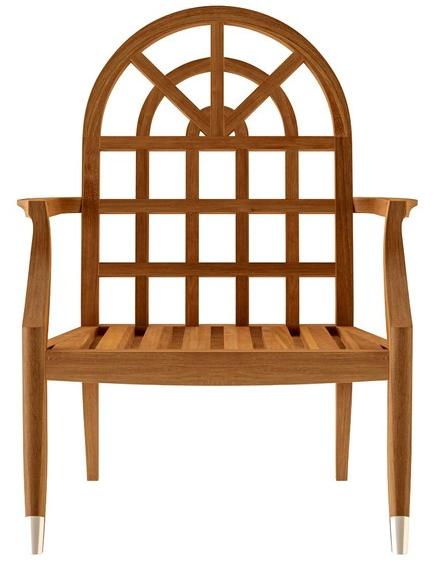 ASTELLO Садовое кресло из тика с подлокотниками Jonquille Jq.sb2.l1 - Вид №2