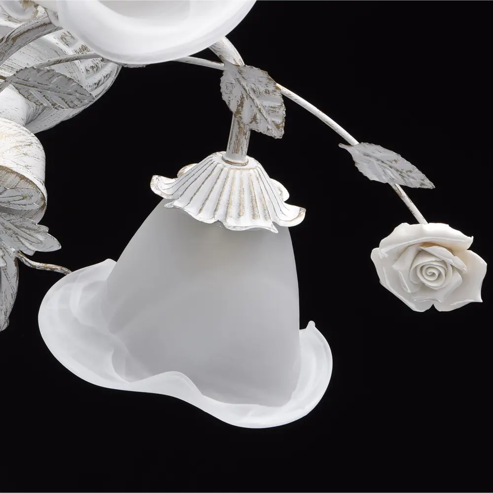 Люстра Восторг 6xE14x60 Вт, металл/стекло, цвет белый MW-Light STLM-2211387 - Вид №7