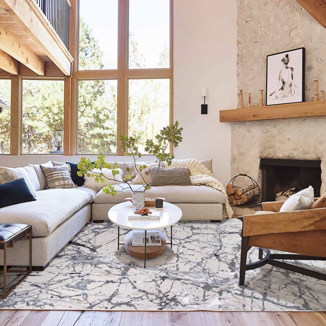 Прямоугольный ковер с рисунком Ademi Essential ARCH-00022115 - Вид №3