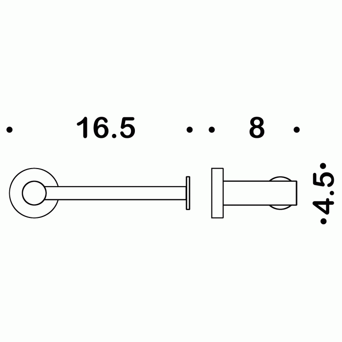W4908 Держатель туалетной бумаги COLOMBO PLUS Colombo Design - Вид №1