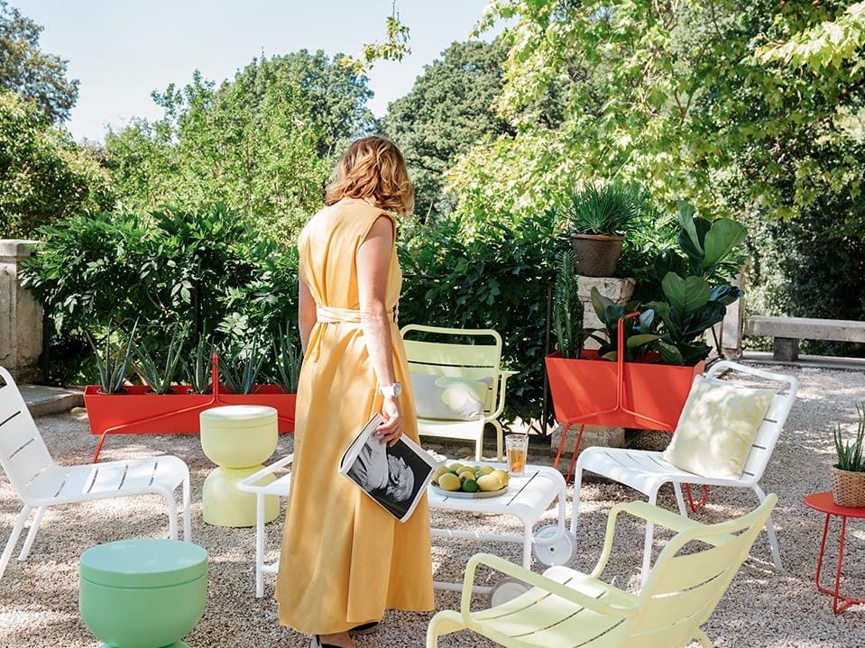 Прямоугольная стальная плантатор Fermob BASKET ARCH-00055624 - Вид №4