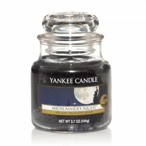 Свеча маленькая в стеклянной банке "Летняя ночь" 104гр 25-45 часов YANKEE CANDLE  267909 Черный