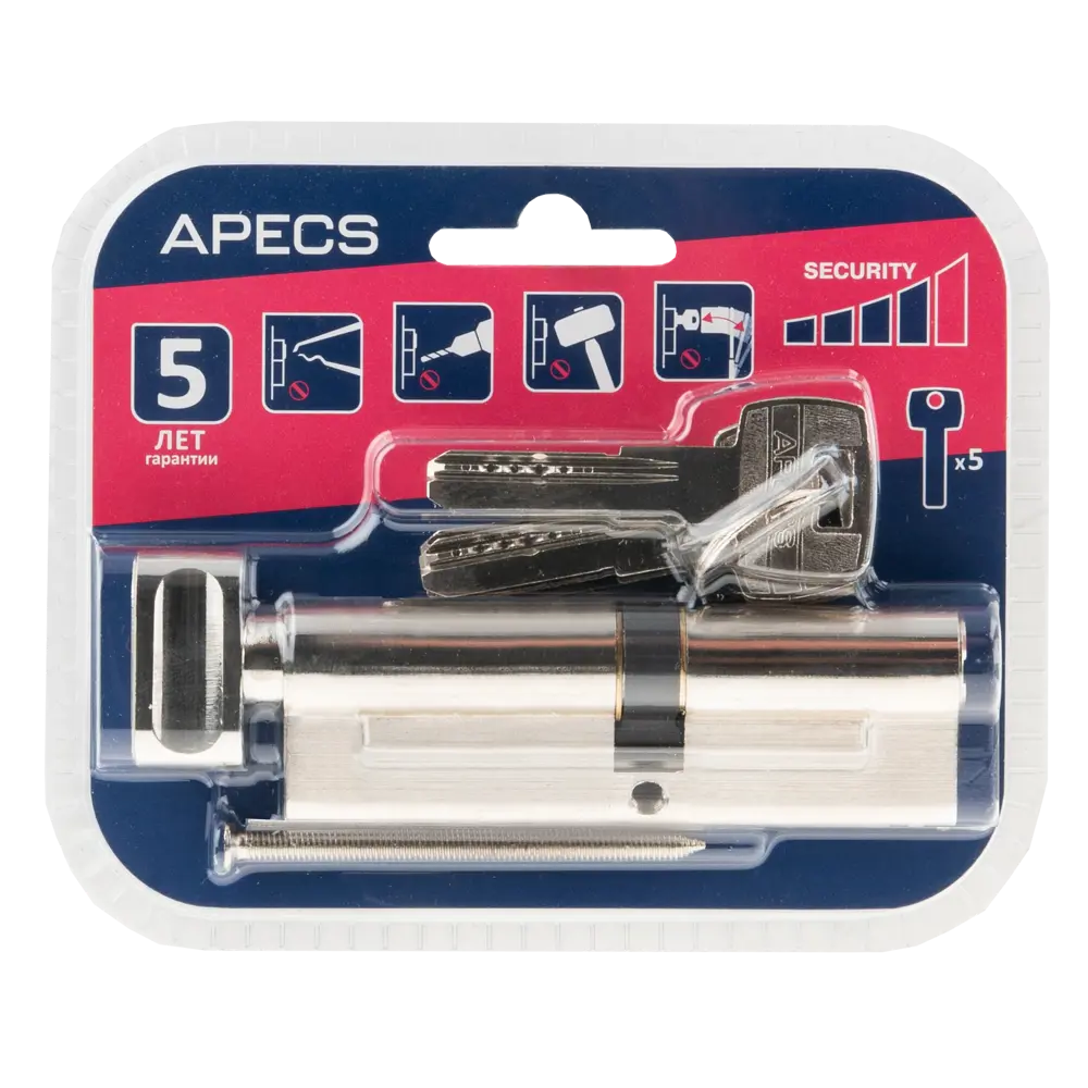 APECS Pro Цилиндровый механизм LM-110 с защитой от взлома 84168070 SM STLM-0046681 - Вид №2