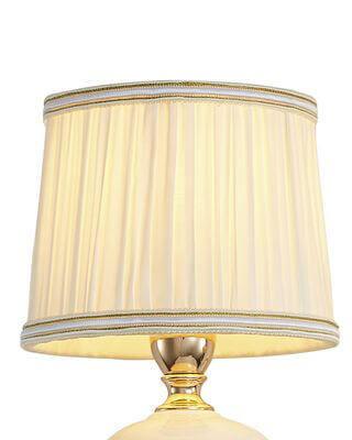 Бра с белыми абажурами белое "Макей" 1031/2W-GD-WT LUMIEN HALL МАКЕЙ 00-3931603 Белый  - Вид №1