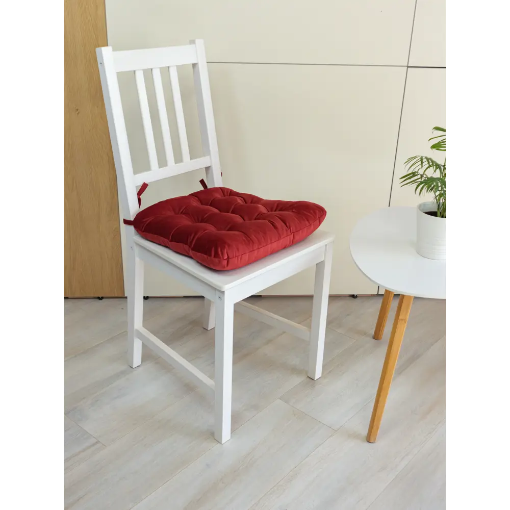 Подушка на сиденье Linen Way «Cocktail 1» 40x36 см цвет терракот 89337721 STLM-1035582 - Вид №3