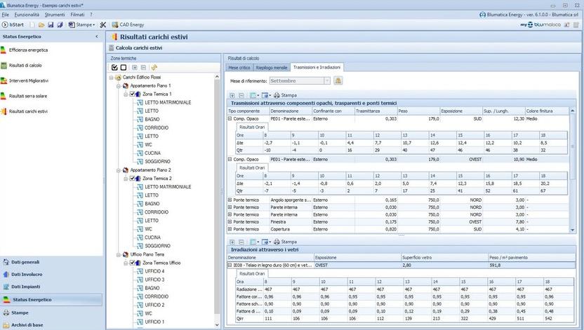 Blumatica Расчет летней системы кондиционирования sun-id-1509861 - Вид №7