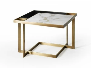 MARIONI Низкий квадратный журнальный столик Gary 02860