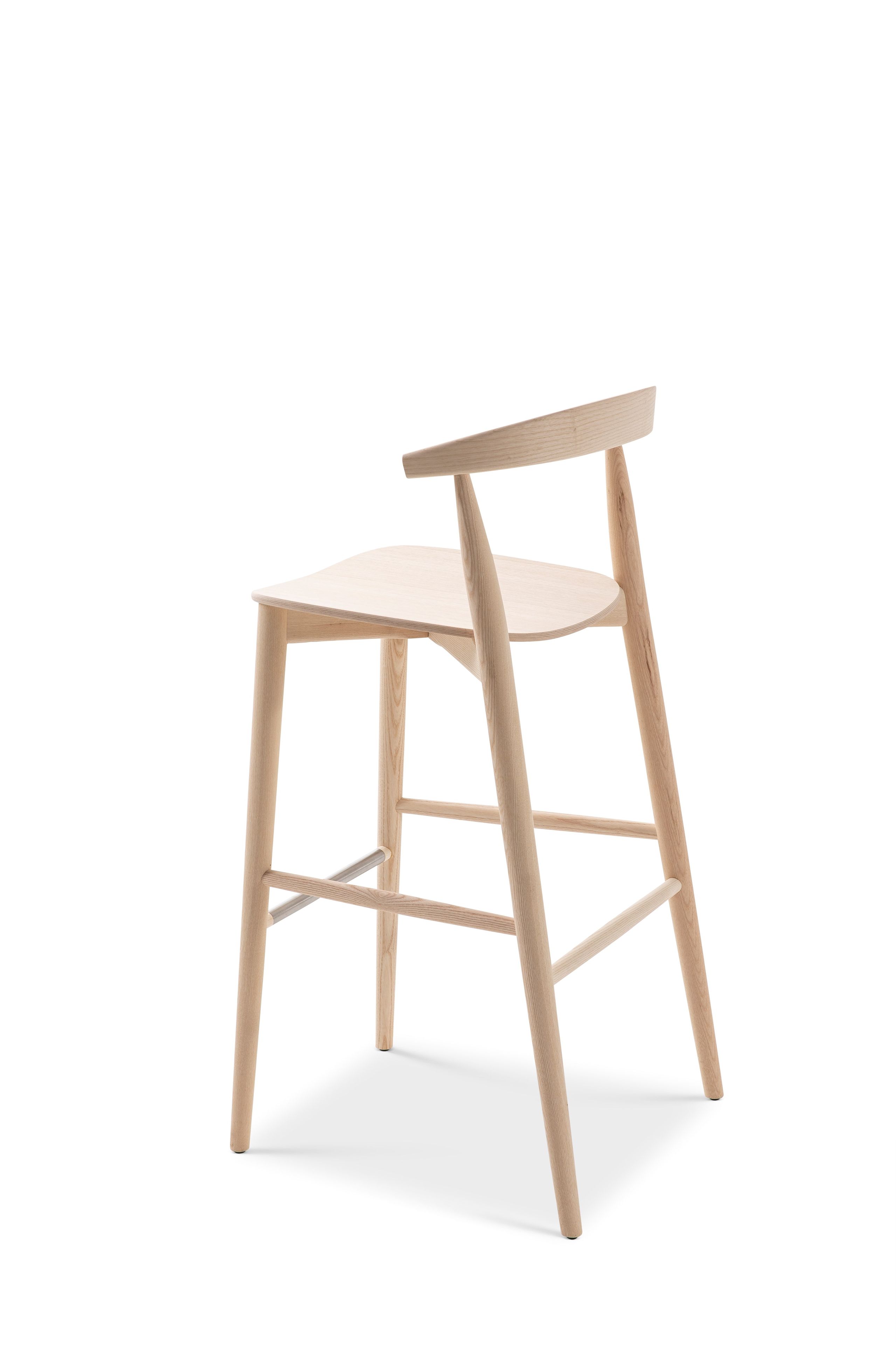 Высокий стул из ясеня CAPPELLINI Newood ARCH-00123241 - Вид №2