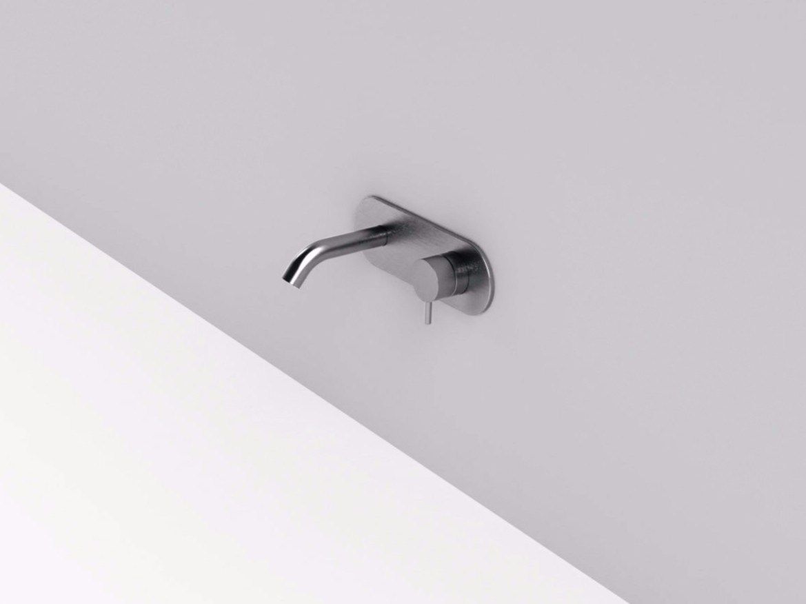 Смеситель для раковины из нержавеющей стали с пластиной Rexa MAE ARCH-00005660