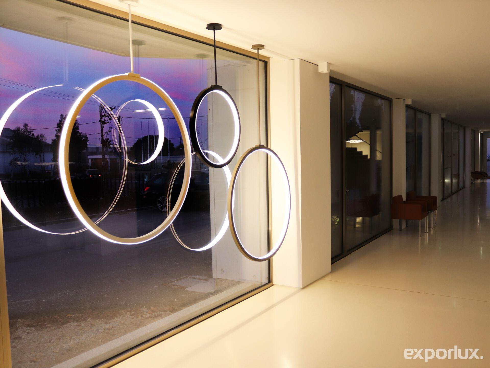 Термокрытый алюминиевый светодиодный подвесной светильник Exporlux ICON TE ST ARCH-00143630 - Вид №1