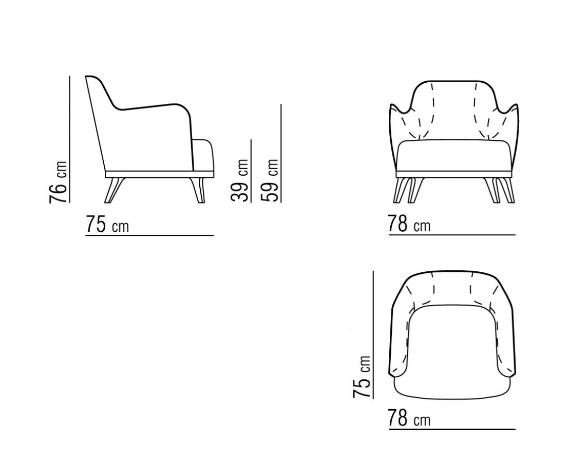 Кресло / Lysandre Flexform Mood sun-id-375523 - Вид №9