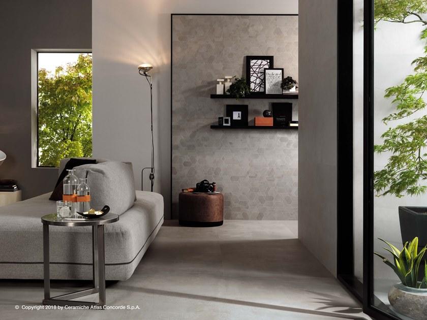 Atlas Concorde Пол из керамогранита под бетон Boost sun-id-1460894 - Вид №7