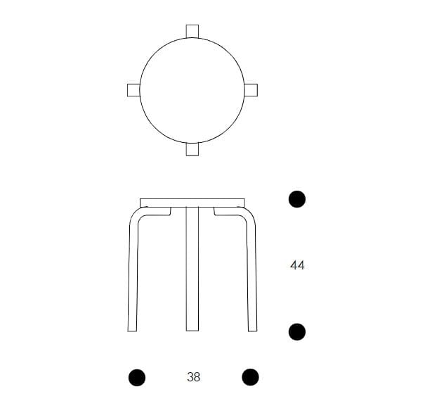 Деревянный штабелируемый стул Artek лес ARCH-00021386 - Вид №4