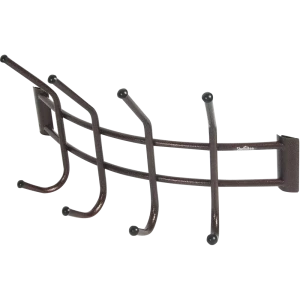 Вешалка настенная Дуга 8 крючков 29х29х40 см цвет медь/чёрный