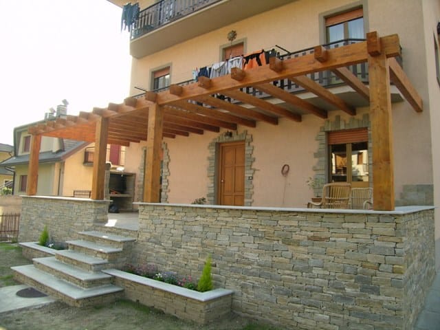 Деревянный навес / пергола INDUSTRIA LEGNAMI TIRANO ILT MONTANA Wood ARCH-00031633 - Вид №5