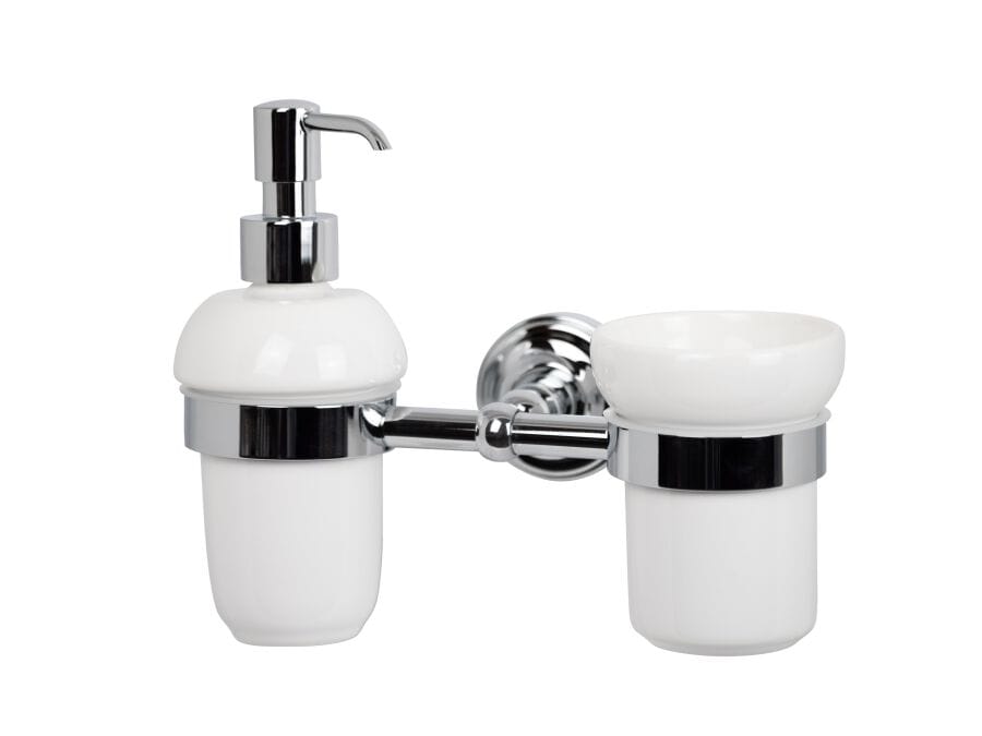 Керамический настенный дозатор мыла / держатель зубной щетки Gaia Mobili Complements ARCH-00071901 - Вид №1