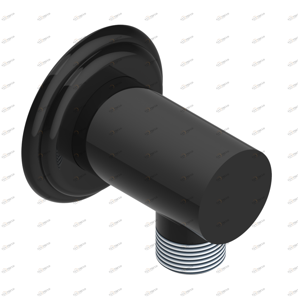 U6D-53E Вывод 1/2" встраиваемый в стену Thg-paris Pétale de Cristal, черный хрусталь Покрытие PVD бронза U6D-53E CAT.F
