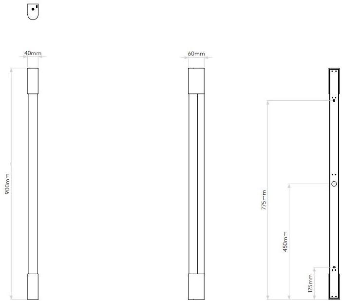 Astro Lighting Зеркальный светодиодный светильник из алюминия и поликарбоната  1084022  - Вид №4