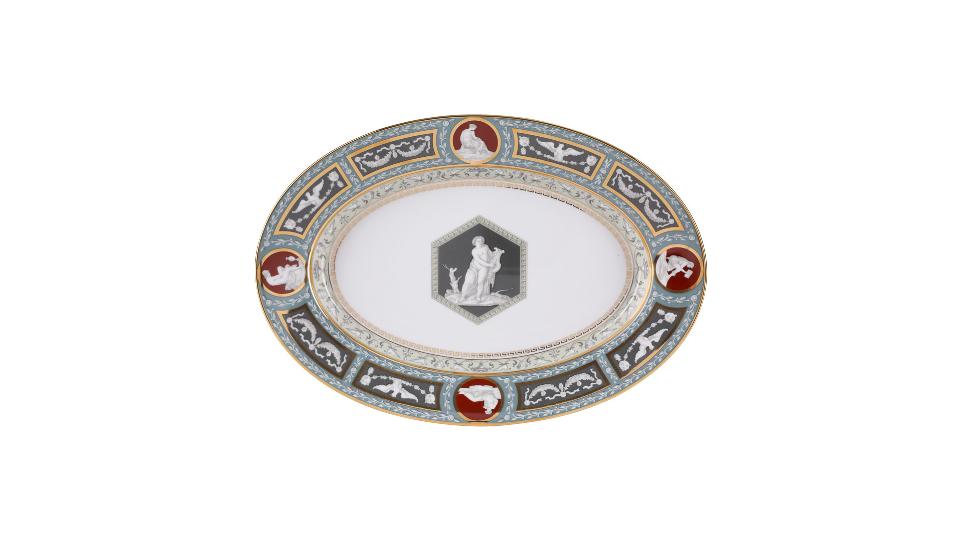 10612655 Императорский фарфоровый завод Сервиз столовый 6/24 "Античный - 2" "Европейская-2" Твёрдый фарфор  - Вид №2