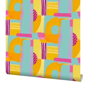 Обои флизелиновые Erismann Papaya голубые 1.06 м ЭР60441-04